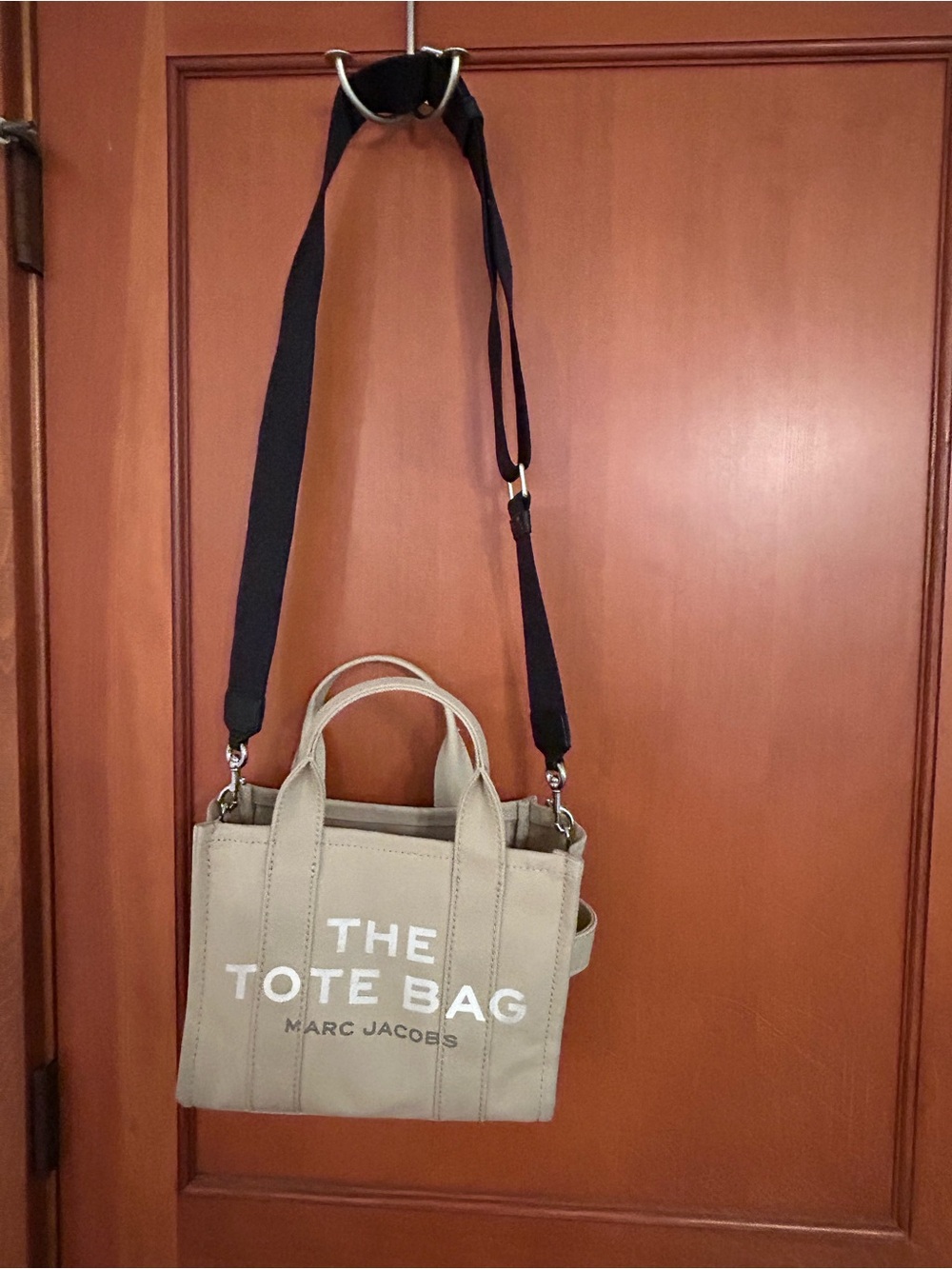 Marc Jacobs The Tote Bag beige color with Black Strap